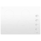 30-inch Electric Ceramic Glass Cooktop with Dual Radiant Element - (WCE55US0HW)