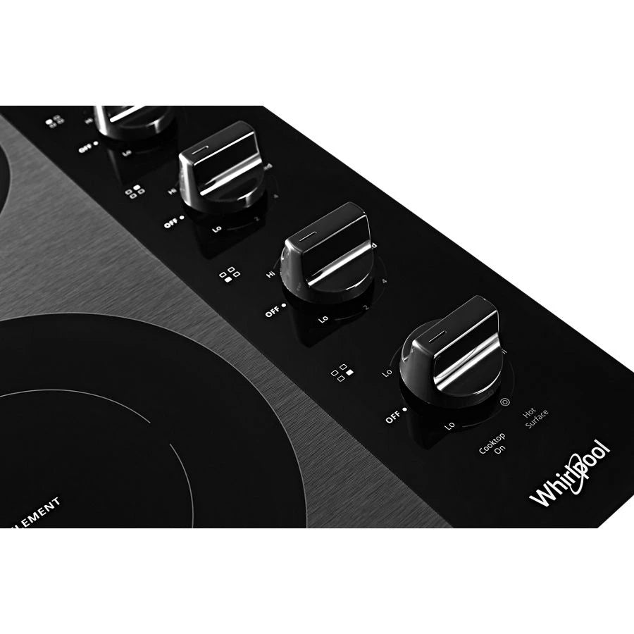 24-inch Compact Electric Ceramic Glass Cooktop - (WCE55US4HB)