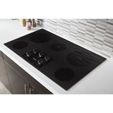 36-inch Electric Ceramic Glass Cooktop with Dual Radiant Element - (WCE55US6HB) - WHIRLPOOL