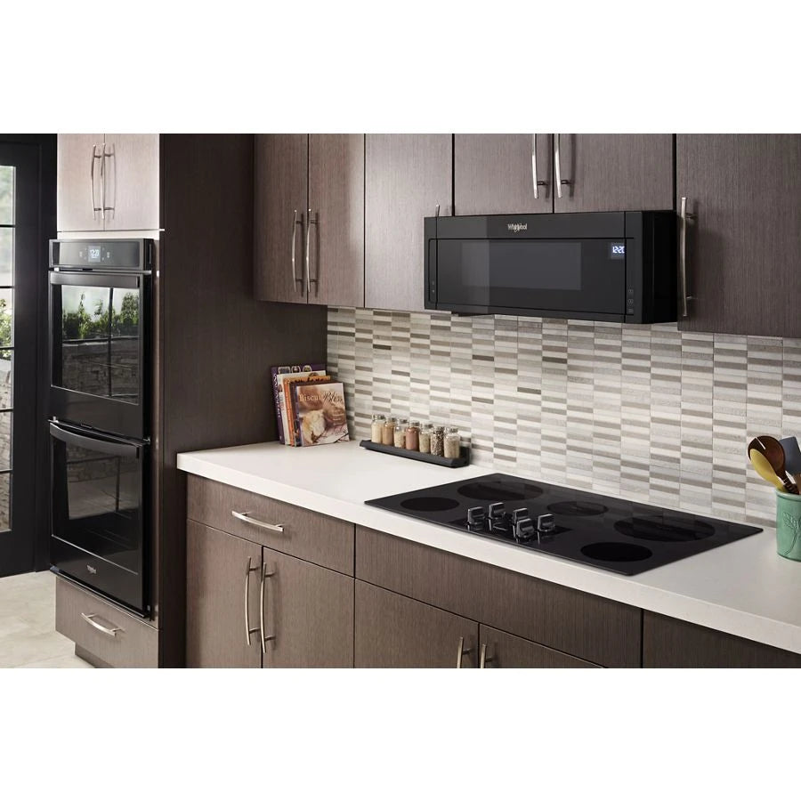 36-inch Electric Ceramic Glass Cooktop with Dual Radiant Element - (WCE55US6HB) - WHIRLPOOL