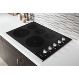 30-inch Electric Ceramic Glass Cooktop with Two Dual Radiant Elements - (WCE77US0HS) - WHIRLPOOL