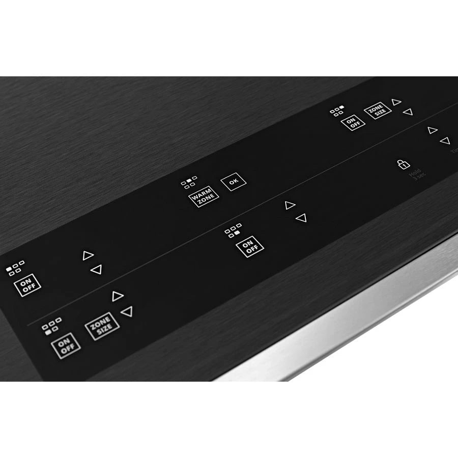 30-inch Electric Ceramic Glass Cooktop with Two Dual Radiant Elements - (WCE97US0KS)