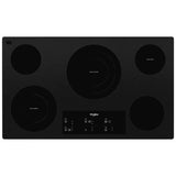 36-inch Electric Ceramic Glass Cooktop with Triple Radiant Element - (WCE97US6KB)