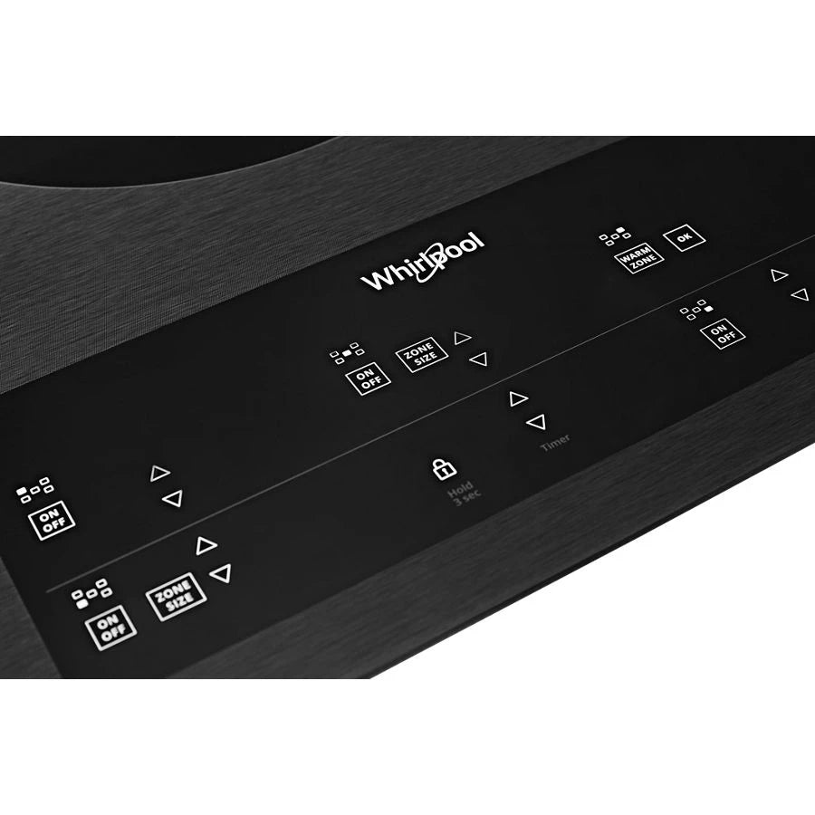 36-inch Electric Ceramic Glass Cooktop with Triple Radiant Element - (WCE97US6KB)