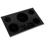 36-inch Electric Ceramic Glass Cooktop with Triple Radiant Element - (WCE97US6KS)