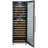 154 Bottle DESIGNER Series Dual-Zone Wine Cooler - (WCF154S3SD) - AVANTI