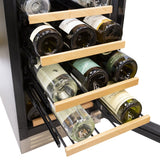 28 Bottle DESIGNER Series Wine Cooler - (WCF281E3SS) - AVANTI