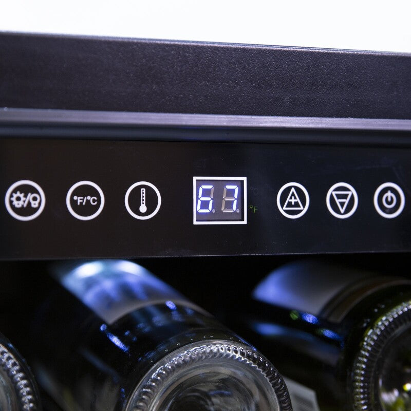 28 Bottle DESIGNER Series Wine Cooler - (WCF281E3SS) - AVANTI