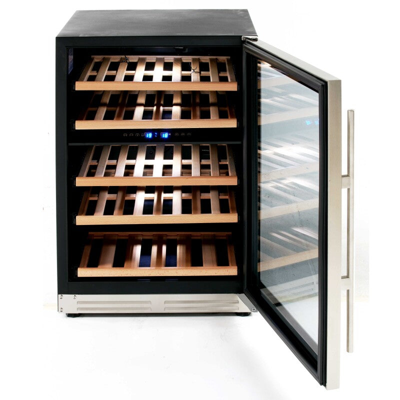 43 Bottle DESIGNER Series Dual-Zone Wine Cooler - (WCF43S3SD) - AVANTI