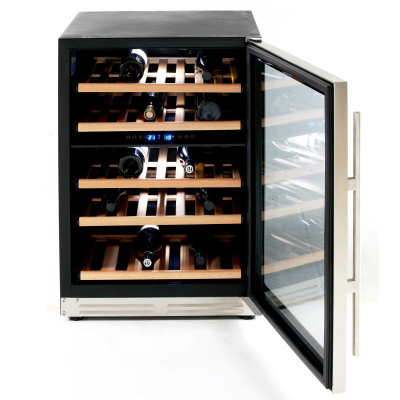 43 Bottle DESIGNER Series Dual-Zone Wine Cooler - (WCF43S3SD) - AVANTI