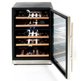 43 Bottle DESIGNER Series Dual-Zone Wine Cooler - (WCF43S3SD) - AVANTI
