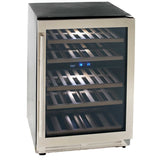 43 Bottle DESIGNER Series Dual-Zone Wine Cooler - (WCF43S3SD) - AVANTI
