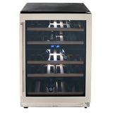 43 Bottle DESIGNER Series Dual-Zone Wine Cooler - (WCF43S3SD) - AVANTI