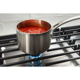 30-inch Gas Cooktop with EZ-2-Lift??? Hinged Cast-Iron Grates - (WCGK5030PS)