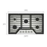 36-inch Gas Cooktop with Fifth Burner - (WCGK7036PS)