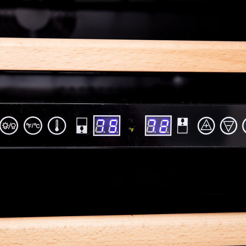 49 Bottle Dual-Zone Wine Cooler - (WCR496DS) - AVANTI