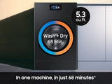 27-Inch-Wide All-In-One Washer Dryers - (WD90F53AVBUS)