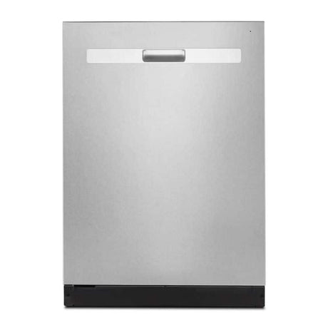 Whirlpool WDP730HAMZ 24-inch built-in dishwasher in Fingerprint Resistant Stainless Steel, front view