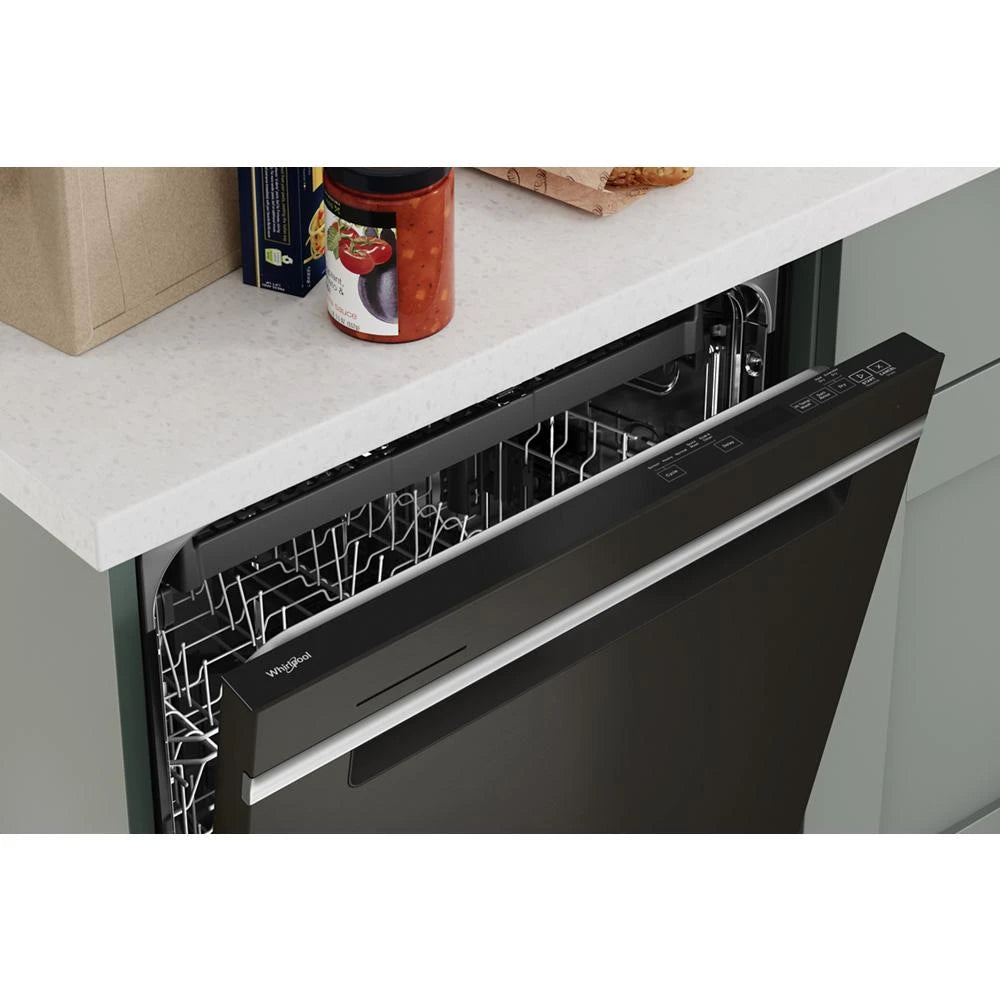 Eco Series Quiet Dishwasher with a washing 3rd Rack & Water Repellent Silverware Basket - (WDPS7024RV)