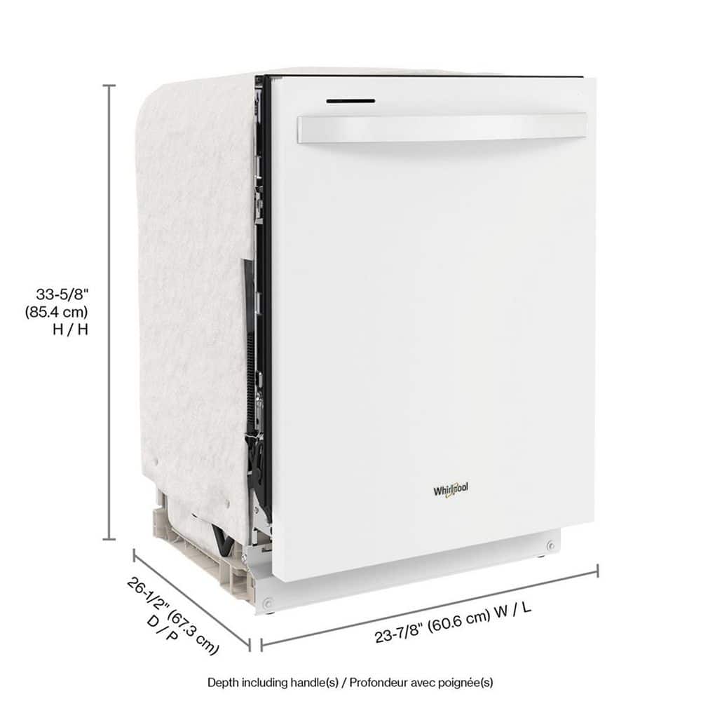 Whirlpool WDT740SALW dishwasher detail