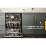 Eco Series Quiet Dishwasher with a washing 3rd Rack & Water Repellent Silverware Basket - (WDTS7024RZ)