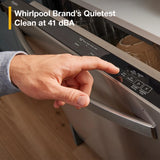 Eco Series Quiet Dishwasher with a washing 3rd Rack & Water Repellent Silverware Basket - (WDTS7024RZ)