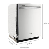 Eco Series Quiet Dishwasher with a washing 3rd Rack & Water Repellent Silverware Basket - (WDTS7024RZ)