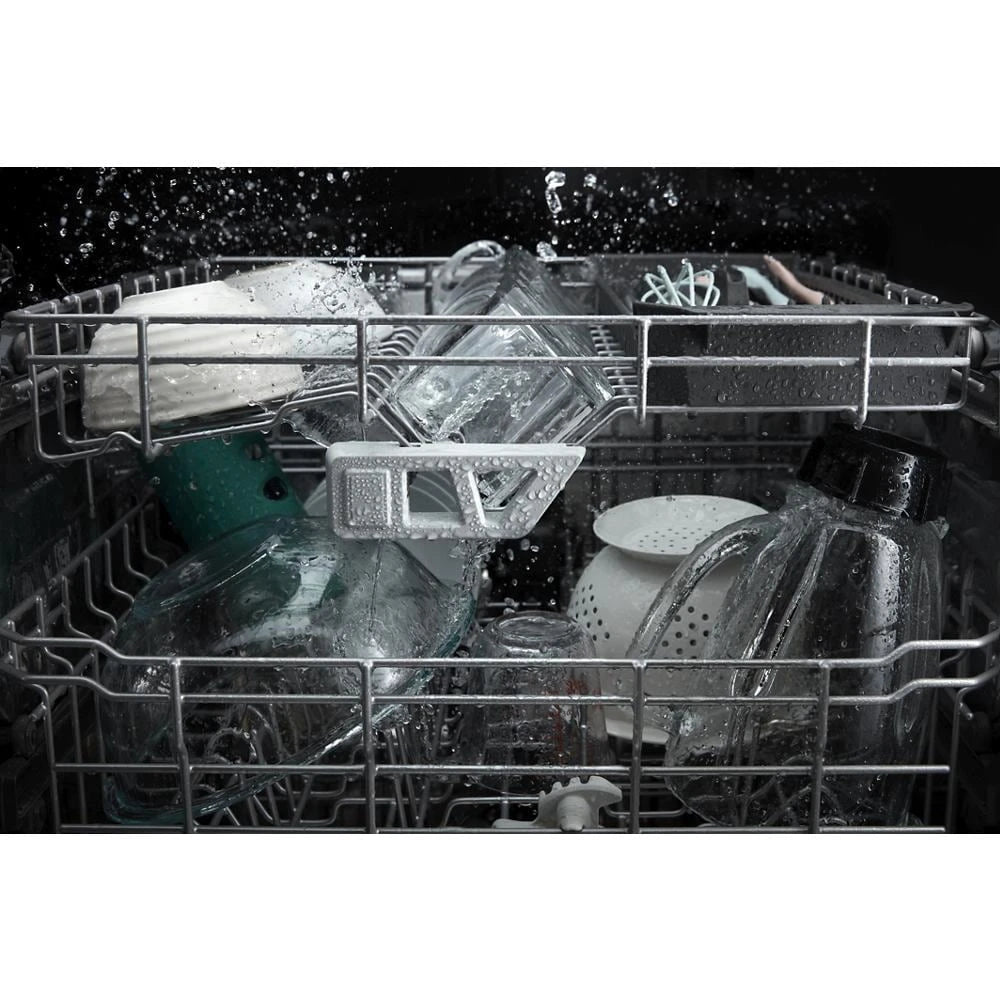Eco Series Quiet Dishwasher with a washing 3rd Rack & Water Repellent Silverware Basket - (WDTS7024RZ)