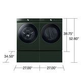 Bespoke 27" Laundry Pedestal with Storage Drawer in Forest Green - (WE502NG)
