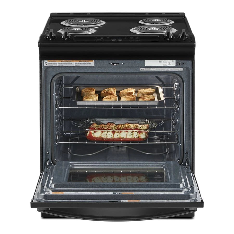 4.8 Cu. Ft. Whirlpool?? Electric Range with Frozen Bake??? Technology - (WEC310S0LB)