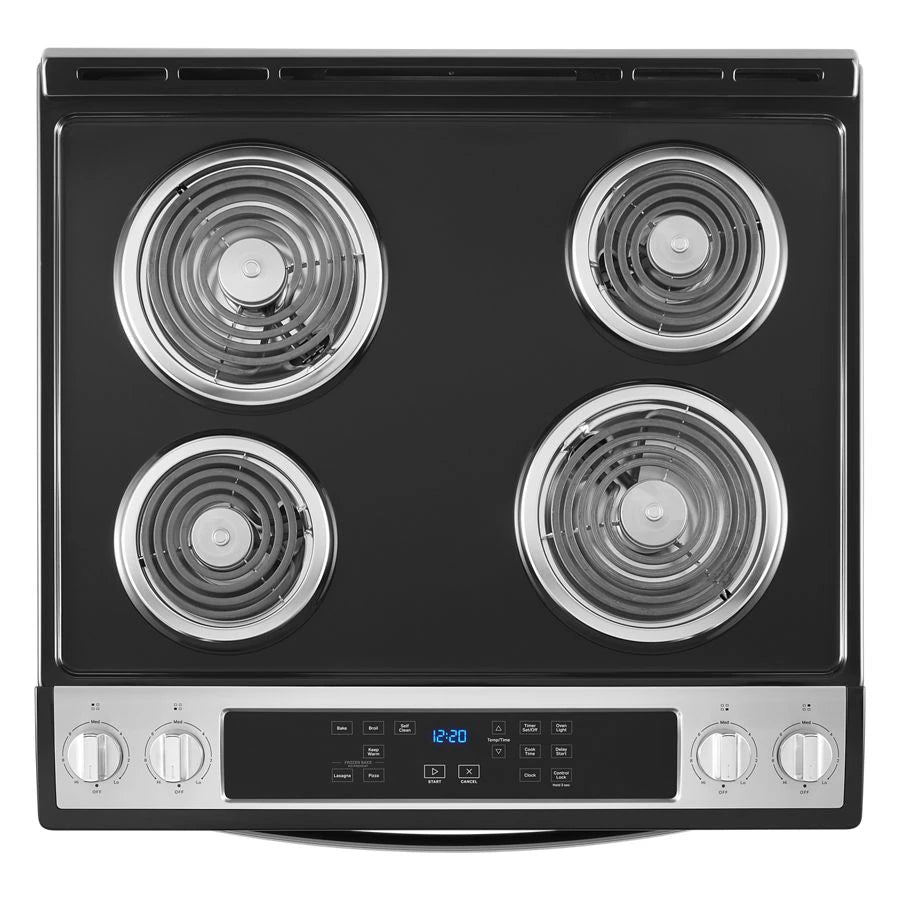 4.8 Cu. Ft. Whirlpool?? Electric Range with Frozen Bake??? Technology - (WEC310S0LS)