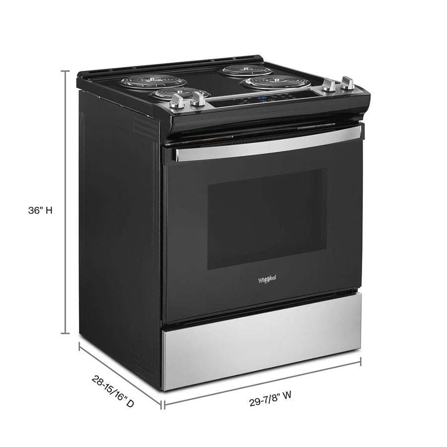 4.8 Cu. Ft. Whirlpool?? Electric Range with Frozen Bake??? Technology - (WEC310S0LS)