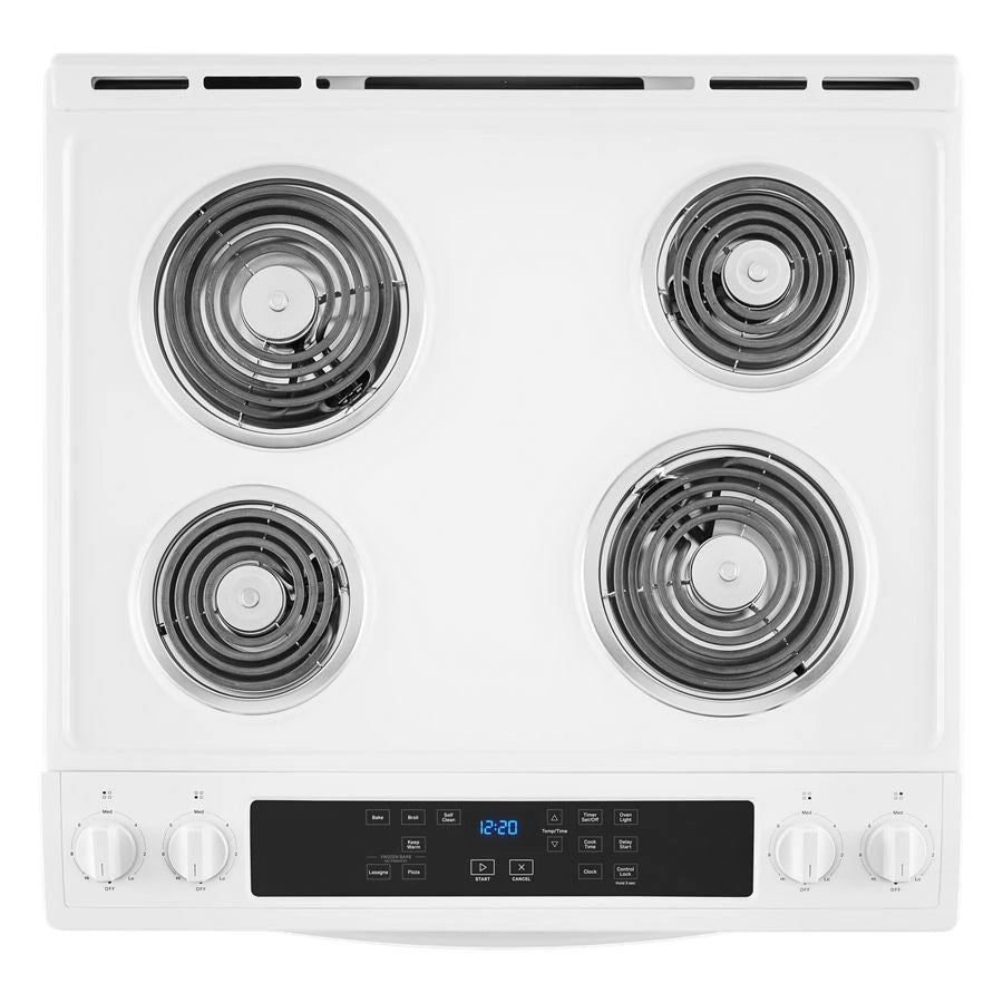 4.8 Cu. Ft. Whirlpool?? Electric Range with Frozen Bake??? Technology - (WEC310S0LW)