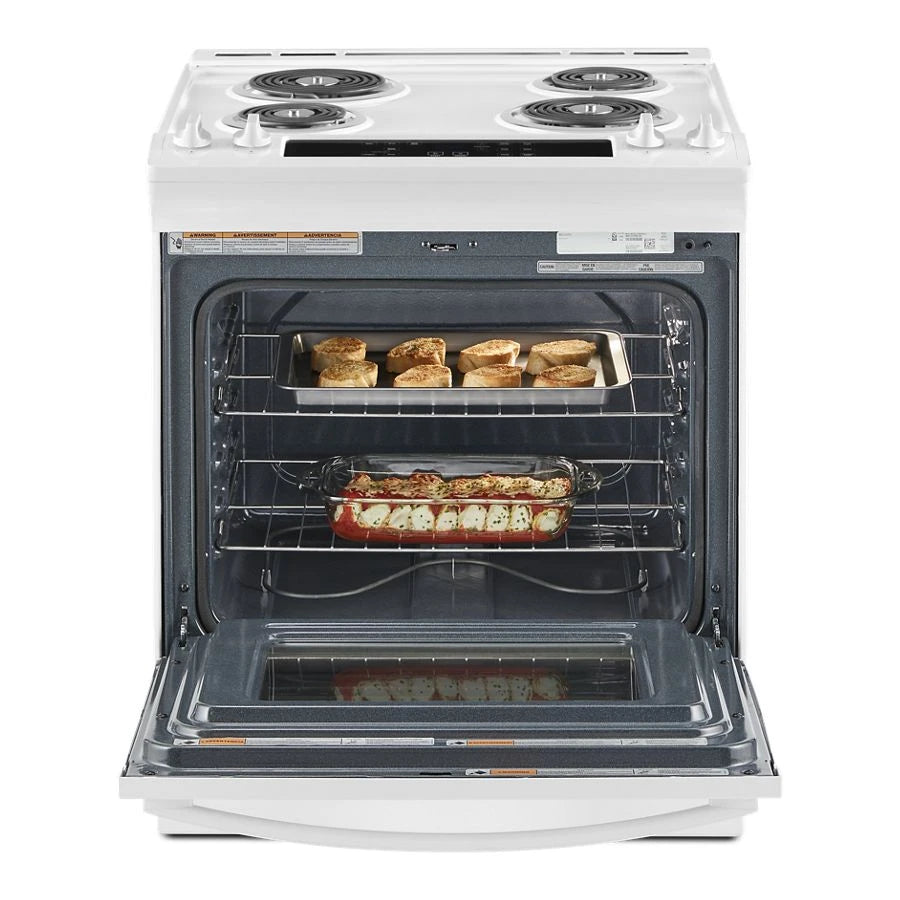 4.8 Cu. Ft. Whirlpool?? Electric Range with Frozen Bake??? Technology - (WEC310S0LW)