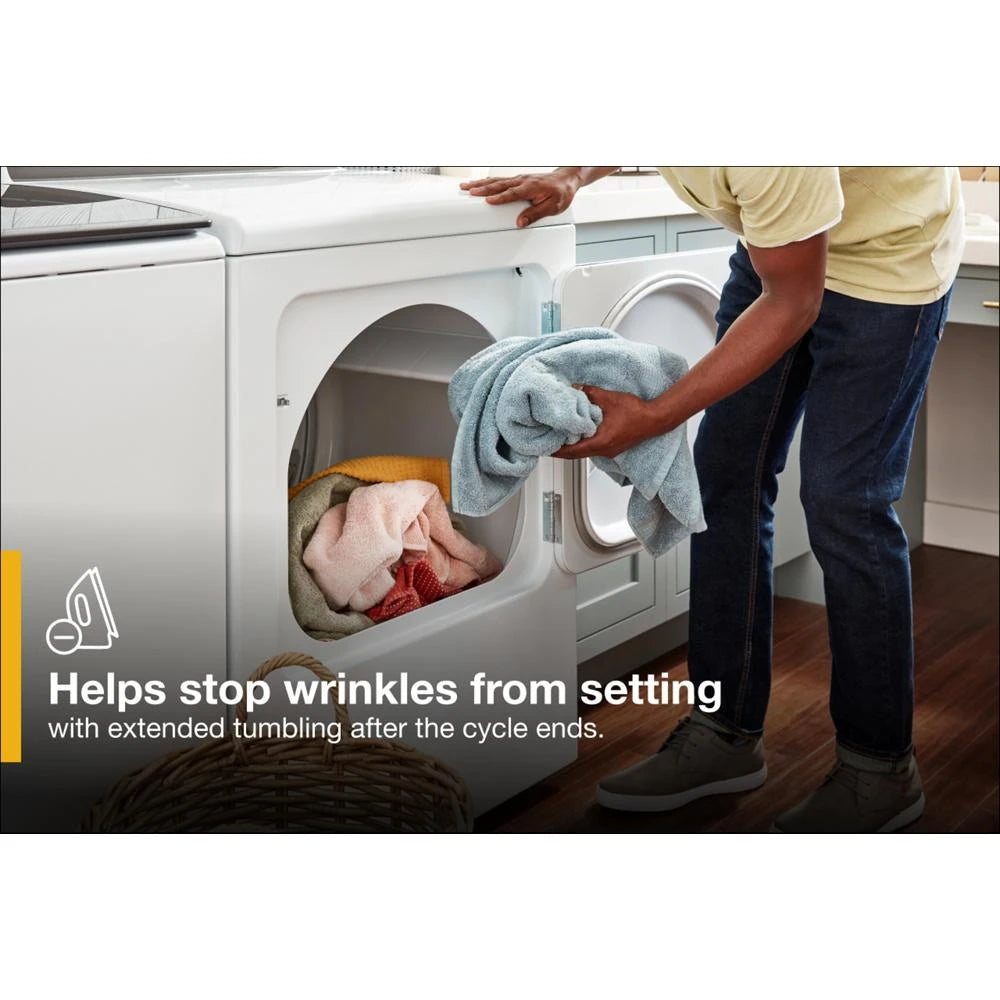 7.0 Cu. Ft. Long Vent Electric Moisture Sensing Dryer - (WED500CMW)