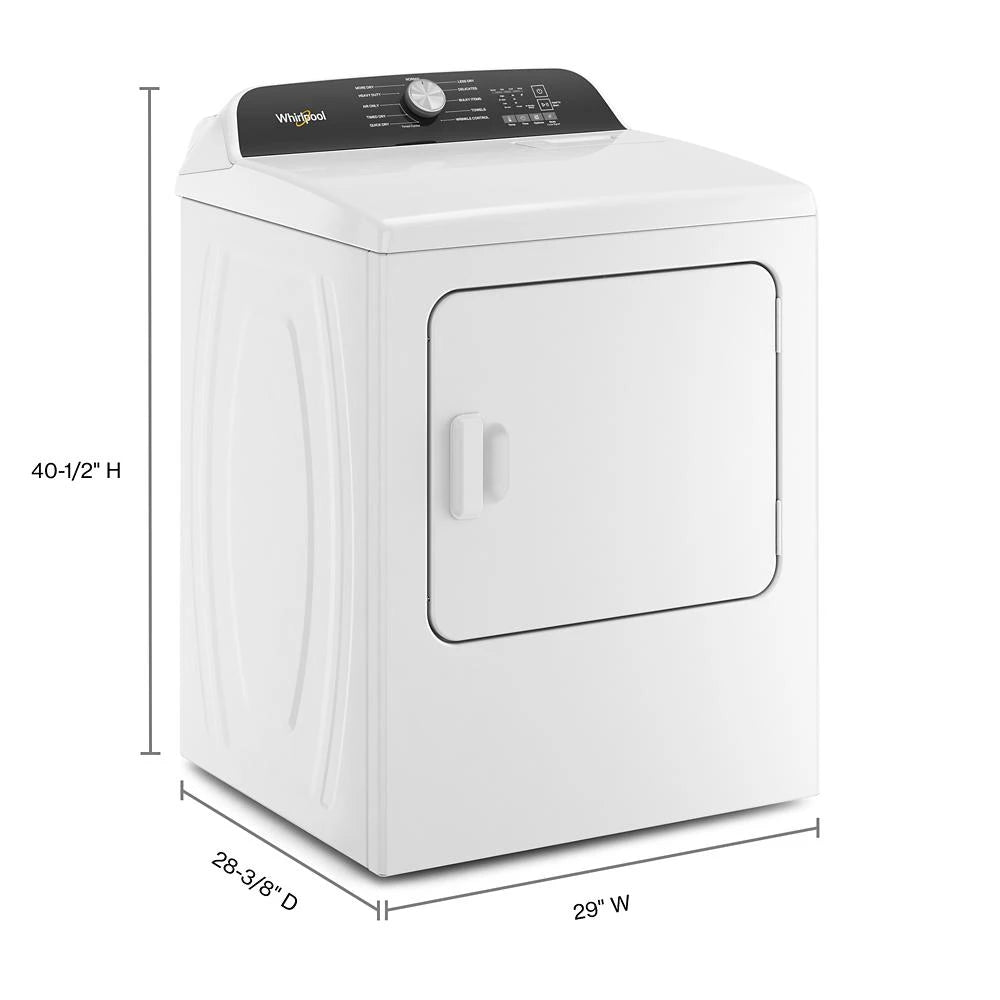 7.0 Cu. Ft. Long Vent Electric Moisture Sensing Dryer - (WED500CMW)