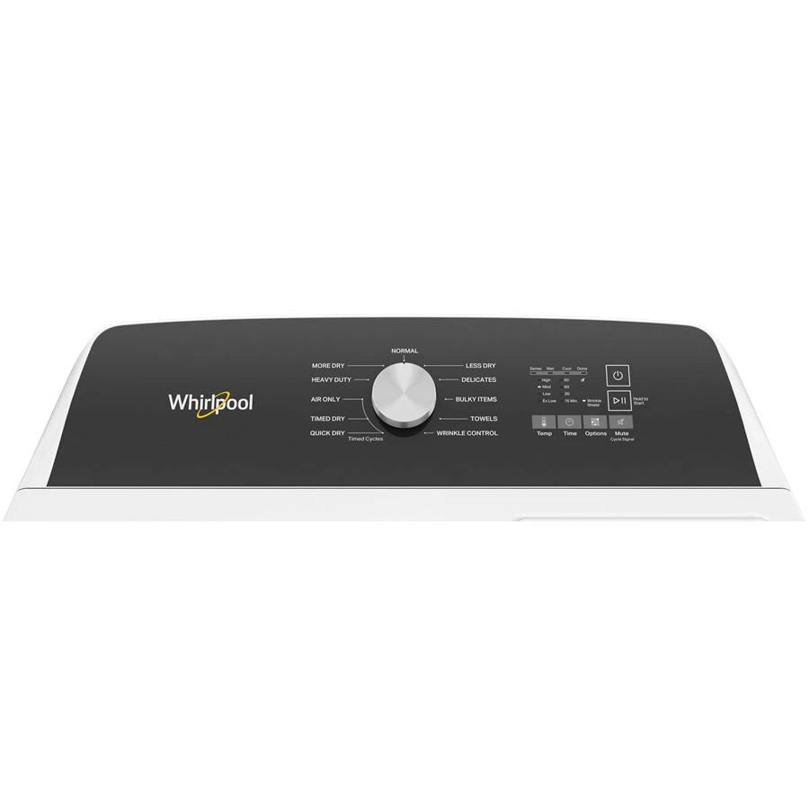 7.0 Cu. Ft. Top Load Electric Moisture Sensing Dryer - (WED5010LW) - WHIRLPOOL