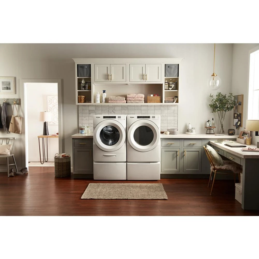7.4 cu. ft. Front Load Electric Dryer with Intuitive Touch Controls - (WED5620HW) - WHIRLPOOL