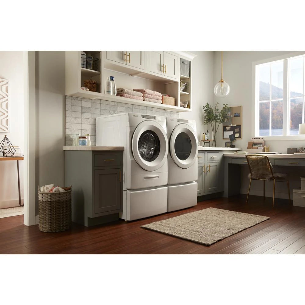 7.4 cu. ft. Front Load Electric Dryer with Intuitive Touch Controls - (WED5620HW) - WHIRLPOOL