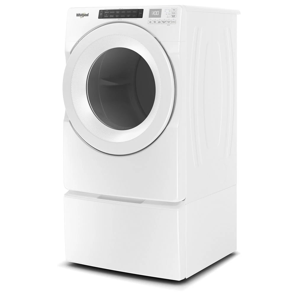 7.4 cu. ft. Front Load Electric Dryer with Intuitive Touch Controls - (WED5620HW) - WHIRLPOOL