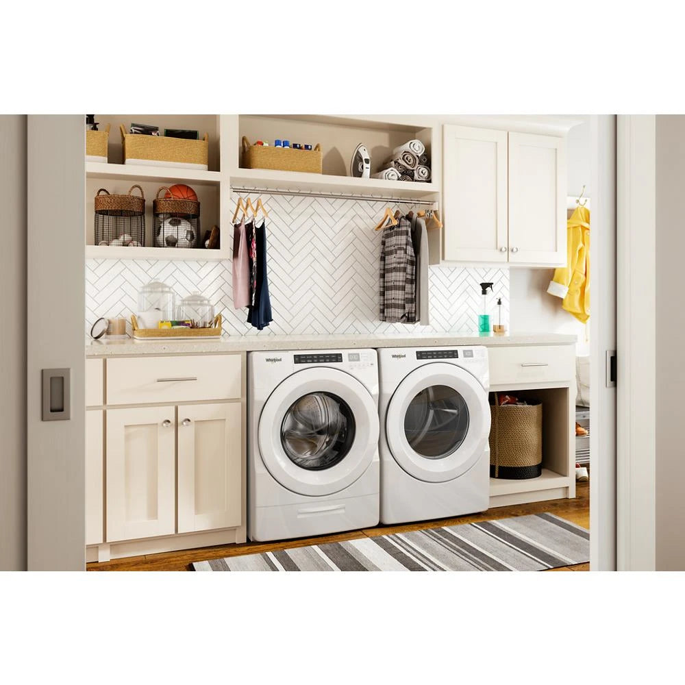 7.4 cu. ft. Front Load Electric Dryer with Intuitive Touch Controls - (WED5620HW) - WHIRLPOOL