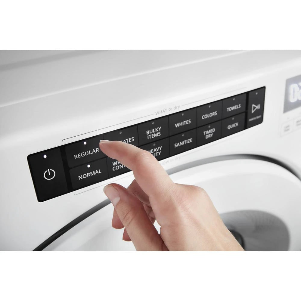 7.4 cu. ft. Front Load Electric Dryer with Intuitive Touch Controls - (WED5620HW) - WHIRLPOOL