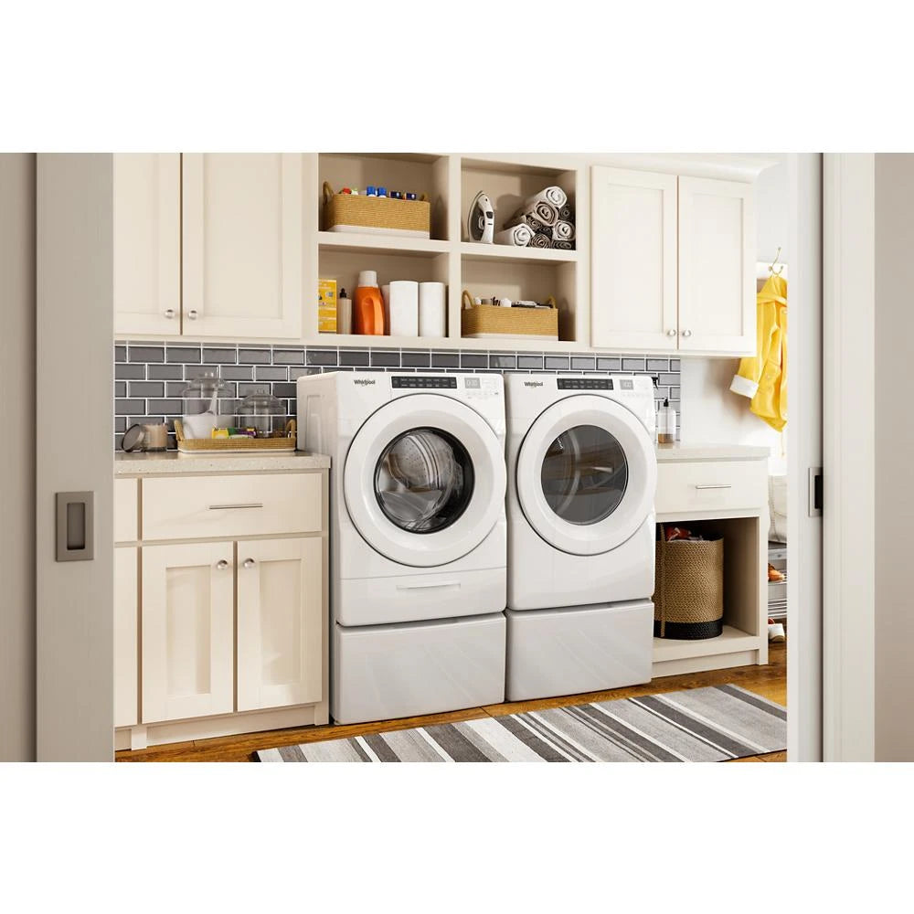 7.4 cu. ft. Front Load Electric Dryer with Intuitive Touch Controls - (WED5620HW) - WHIRLPOOL