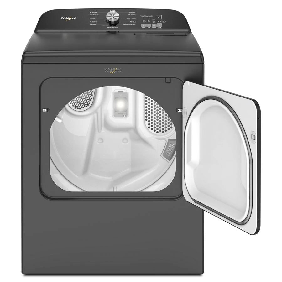 7.0 Cu. Ft. Whirlpool?? Top Load Electric Dryer with Moisture Sensor - (WED6150PB) - WHIRLPOOL