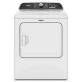 7.0 Cu. Ft. Whirlpool?? Top Load Electric Dryer with Moisture Sensor - (WED6150PW) - WHIRLPOOL