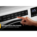 7.4 Cu. Ft. Electric Wrinkle Shield Dryer with Steam - (WED6605MW) - WHIRLPOOL