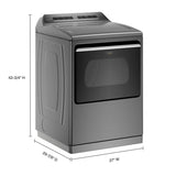 7.4 cu. ft. Top Load Electric Dryer with Advanced Moisture Sensing - (WED8127LC) - WHIRLPOOL