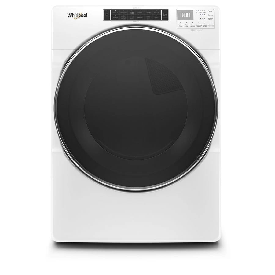 7.4 cu. ft. Front Load Electric Dryer with Steam Cycles - (WED8620HW) - WHIRLPOOL