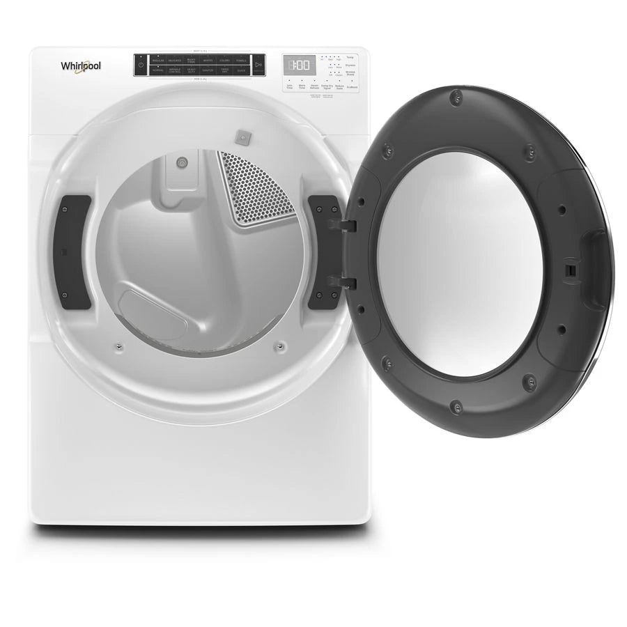 7.4 cu. ft. Front Load Electric Dryer with Steam Cycles - (WED8620HW) - WHIRLPOOL