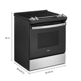 4.8 Cu. Ft. Whirlpool?? Electric Range with Frozen Bake??? Technology - (WEE515S0LS) - WHIRLPOOL